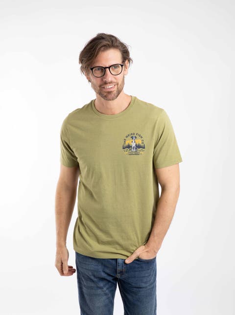 Dog Trails Back Print Graphic T-Shirt