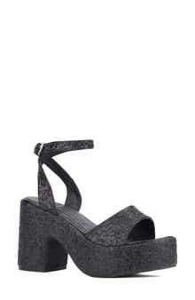 Capricorn Glitter Platform Sandal