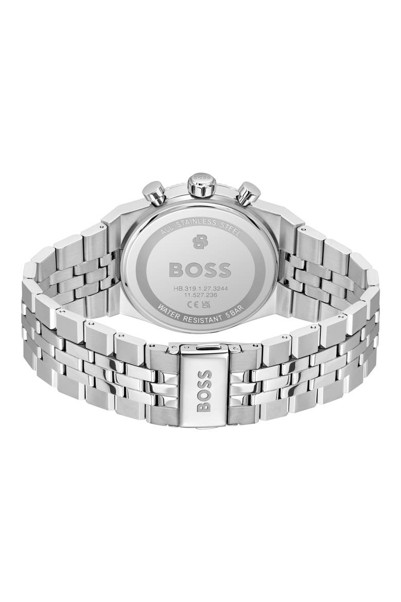 Candor Prime Chronograph Bracelet Watch, 41mm, Alternate, color, BLUE