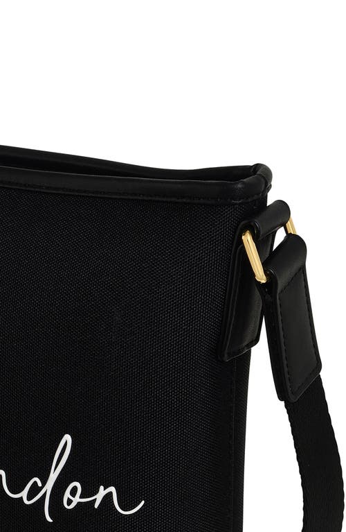 Radley London Addison Gardens Signature Responsible Small Recycled Polyester Crossbody Bag In Black