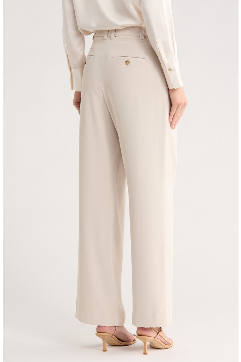 Drop Waist Pleated Pants, Alternate, color, LIGHT BISCOTTI