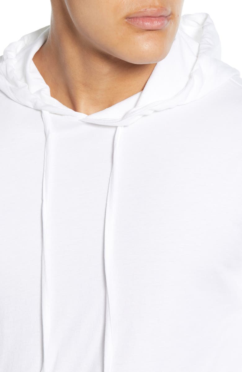 Vince Double Layer Drawstring Hoodie, Alternate, color, 
