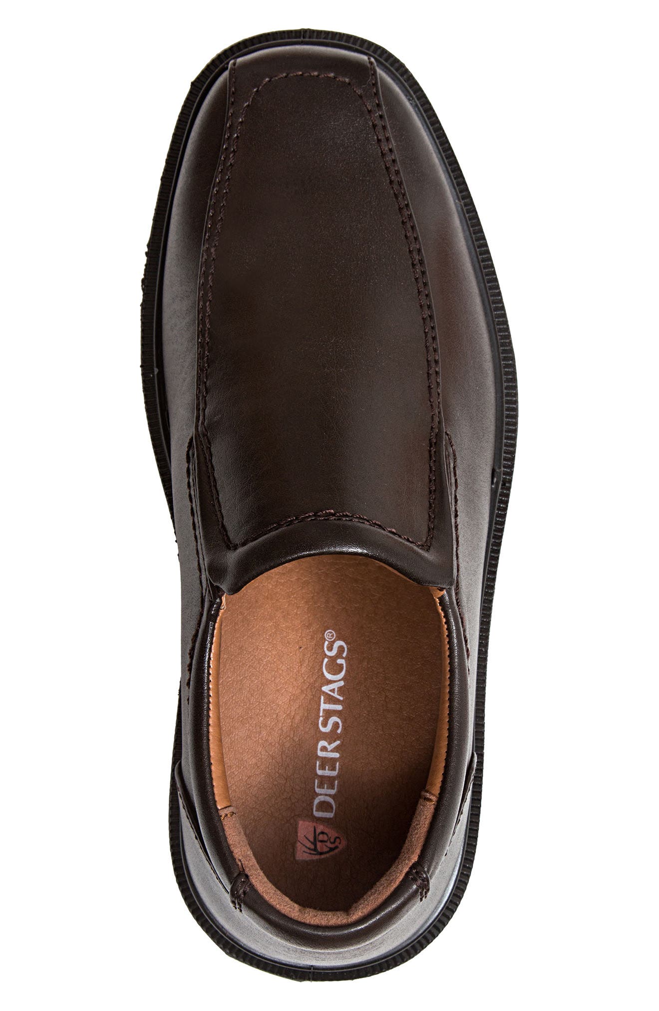Deer Stags Greenpoint JR Dress Loafer, Alternate, color, Dark Brown