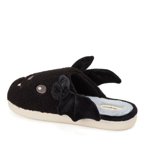 Dearfoams Halloween Scuff Slipper In Black