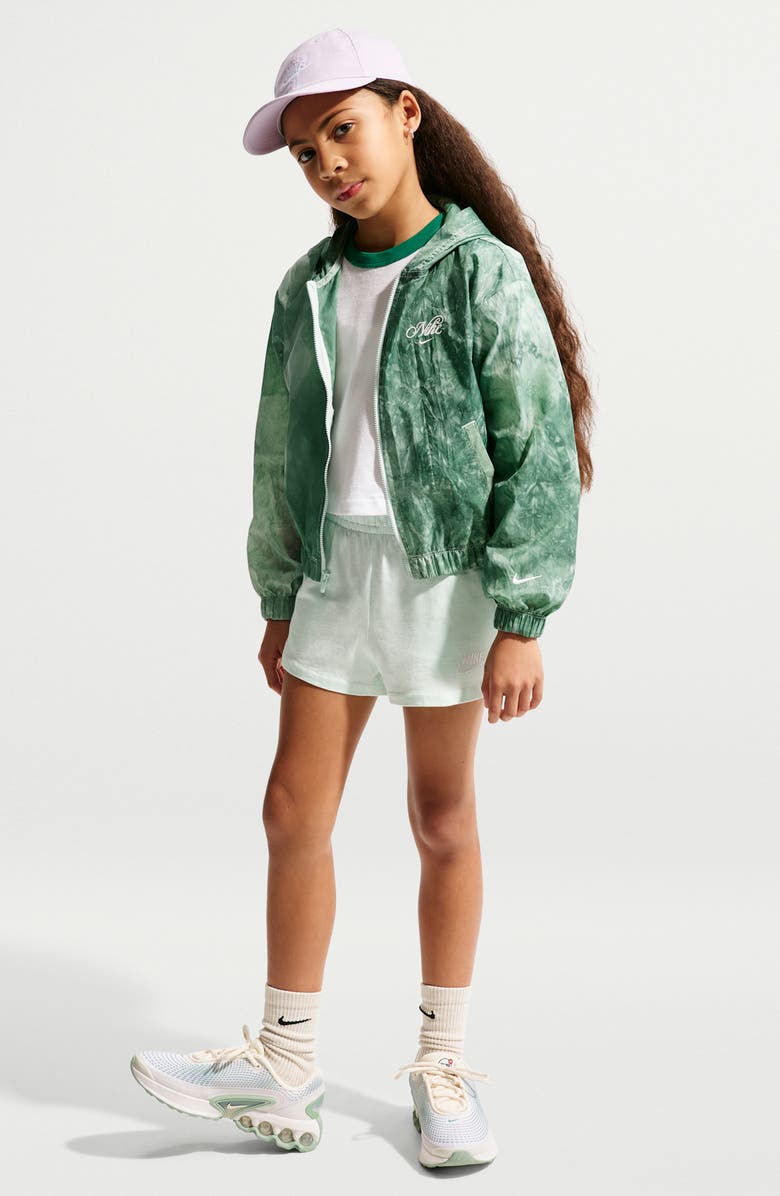 Nike Kids' Water Repellent Track Jacket, Main, color, Barely Green/ Soft Pearl