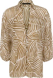 ViX Paula Hermanny Moana Cover-Up Shirt
