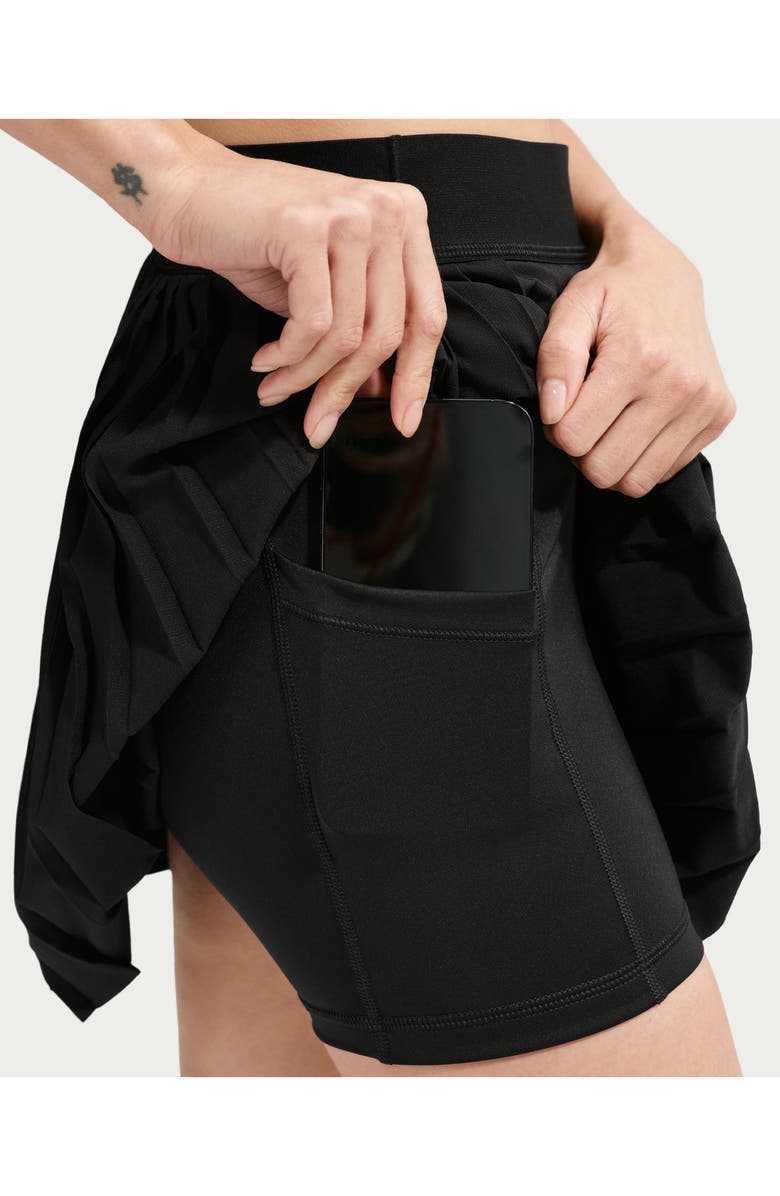 Nike Victory Tennis Skort, Alternate, color, Black/ White