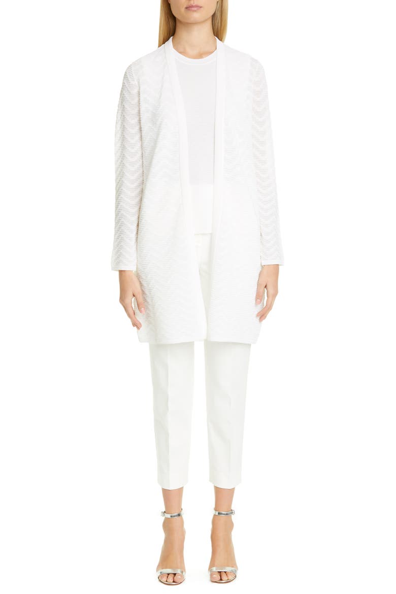 Refined Textured Knit Shell, Main, color, CREAM