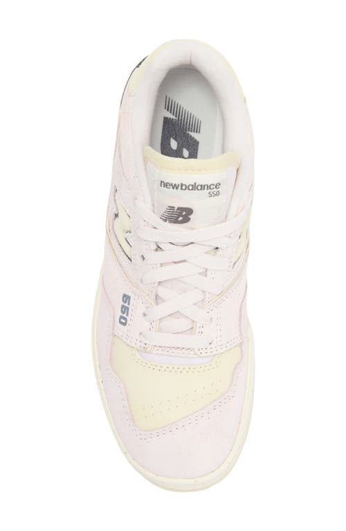 Shop New Balance 550 Basketball Sneaker In Linen/pink Granite