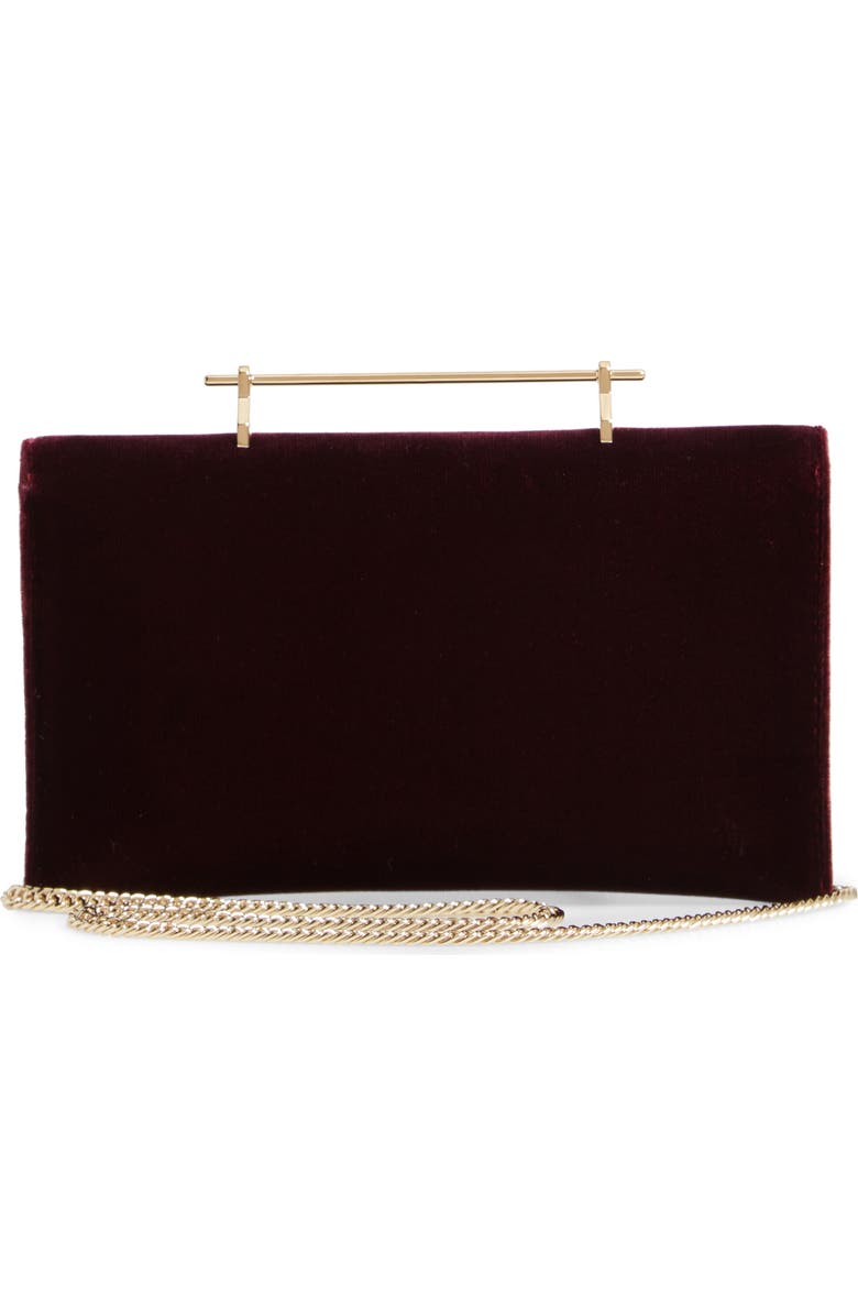 M2MALLETIER Annabelle Velvet Clutch, Alternate, color,