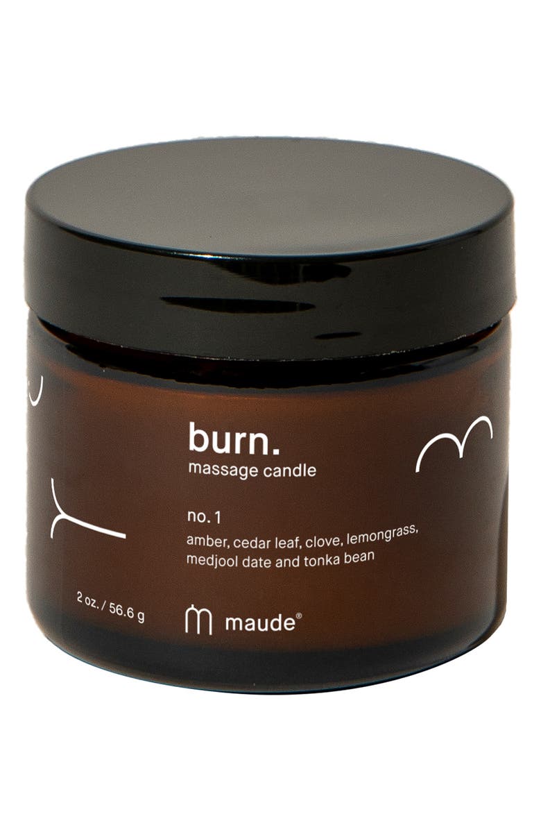 maude Burn No. 1 Massage Candle, Main, color, 