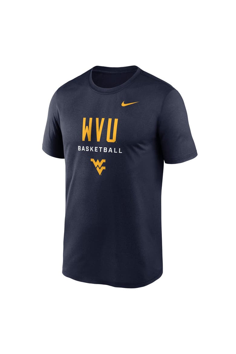 Men's Nike Navy West Virginia Mountaineers 2025 Courtside Basketball Legend Dri-FIT T-Shirt, Alternate, color, Navy