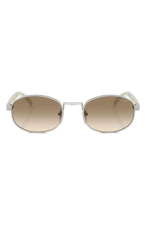 52mm Oval Sunglasses