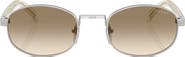 Prada 52mm Oval Sunglasses
