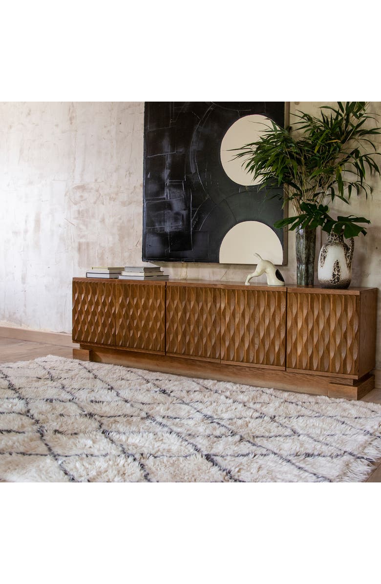 Lorena Canals Woolable Rug Berber Soul, Alternate, color, Natural, Charcoal