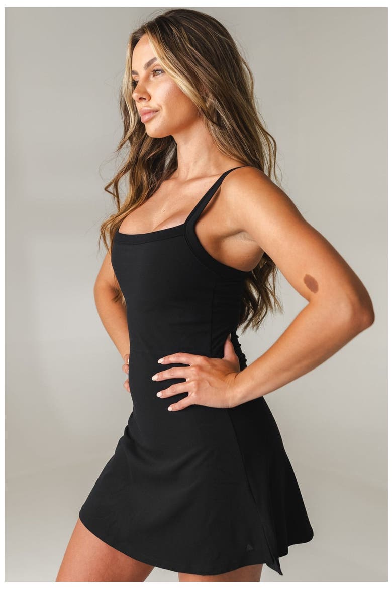 Cloud II Square Dress, Alternate, color, Midnight