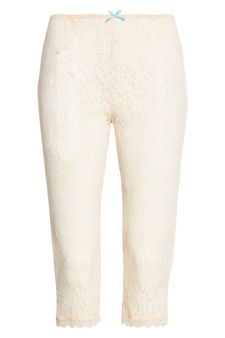 Barlow Lace Capris, Alternate, color, IVORY