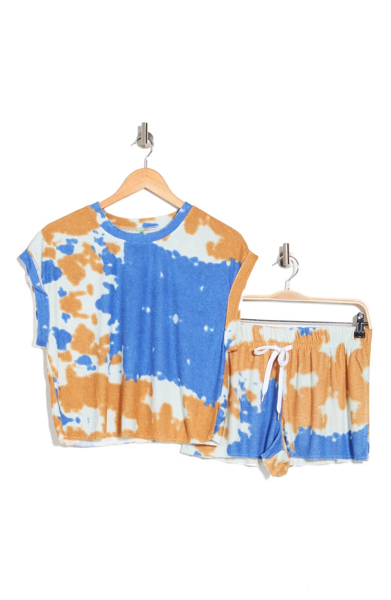Honeydew Intimates Just Chillin' Short Pajamas, Alternate, color, Fresco Tie-Dye
