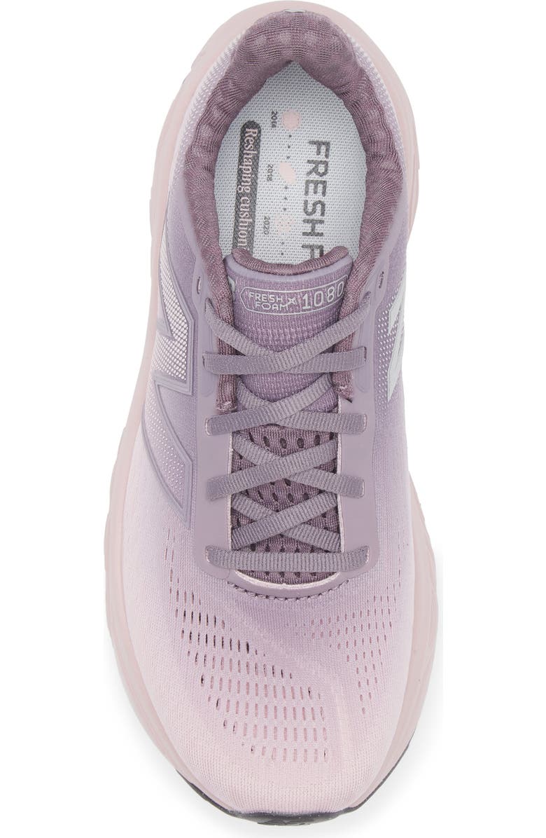 New Balance Fresh Foam X 1080 v14 Running Shoe, Alternate, color, Dark Ice Wine/ Twilight Haze