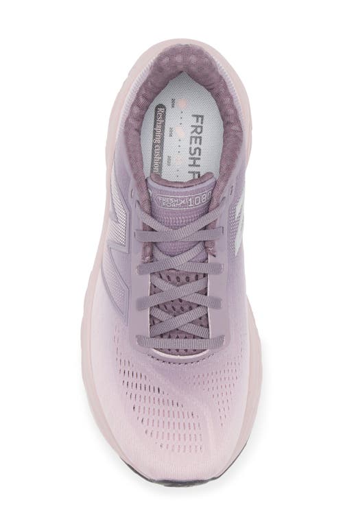 New Balance Fresh Foam X 1080 V14 Running Shoe In Dark Ice Wine/twilight Haze