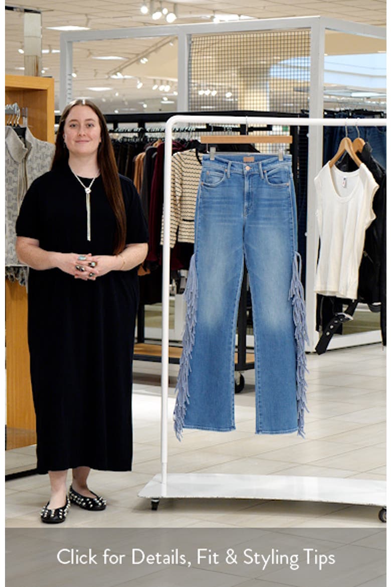 The Fringe Desperado Sneak High Waist Straight Leg Jeans video
