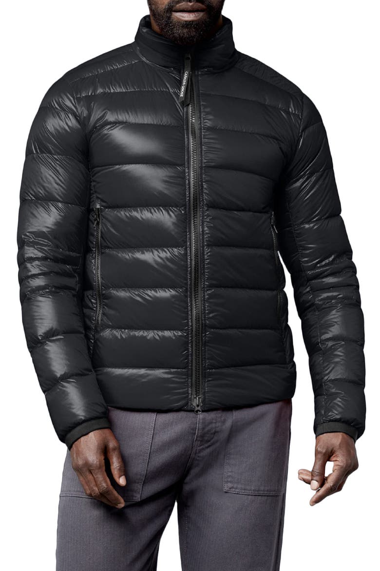 Crofton Water Resistant Packable Quilted 750 Fill Power Down Jacket, Main, color, BLACK - NOIR