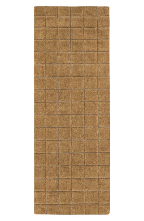 Lorena Canals Woolable Mosaic Washable Wool Rug In Brown