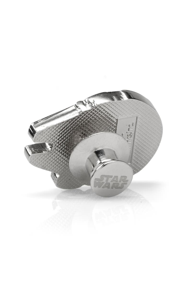 Cufflinks, Inc. Star Wars<sup>™</sup> Millennium Falcon Lapel Pin, Alternate, color, White