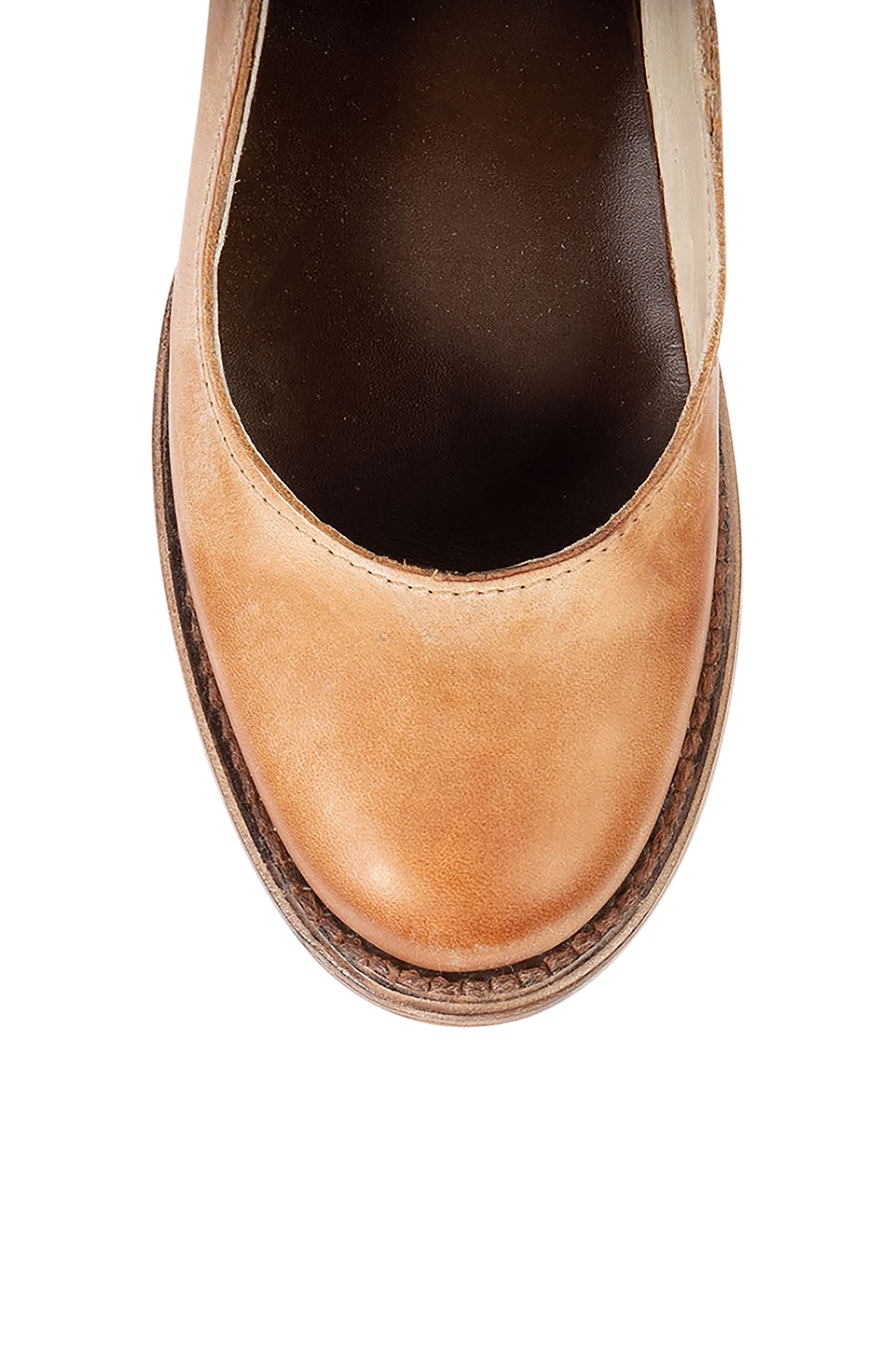 Randi Leather Pump, Alternate, color, TAN