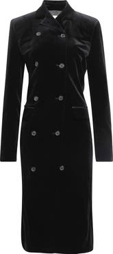 Khaite Rolon Cotton Velvet Coat