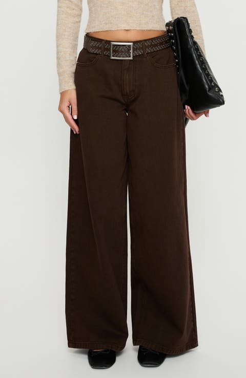 Naylor Mid Rise Wide Leg Jeans