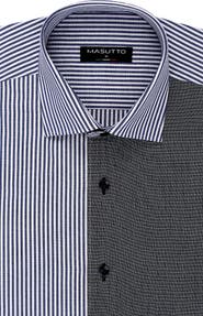 MASUTTO Emilio Print Button-Up Short Sleeve Shirt