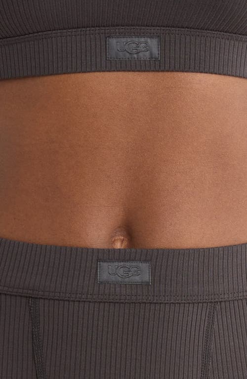 Ugg(r) Alexiah Rib Lounge Boy Shorts In Gray