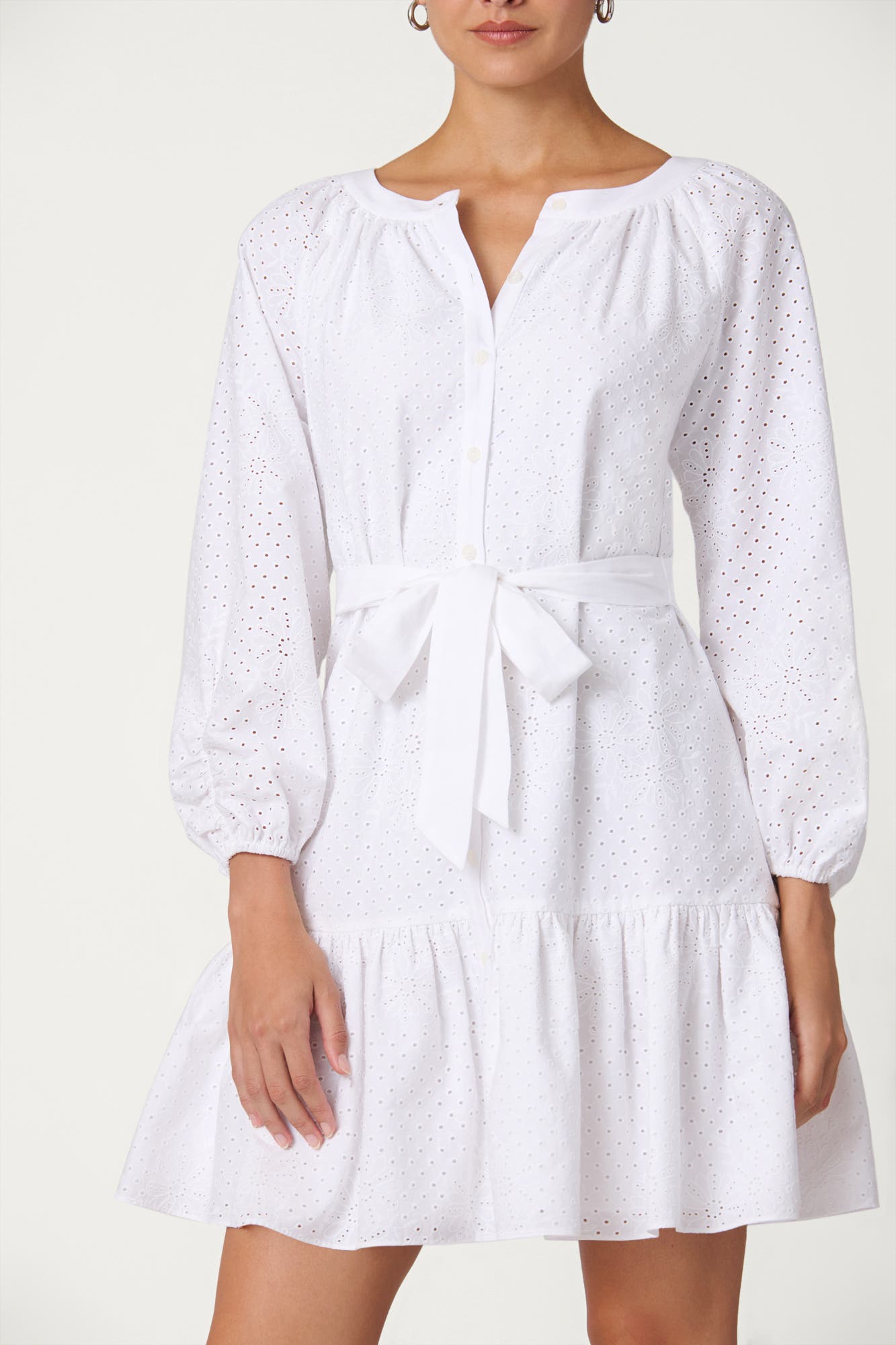 Classic Cotton Eylet Andi Dress - image 2