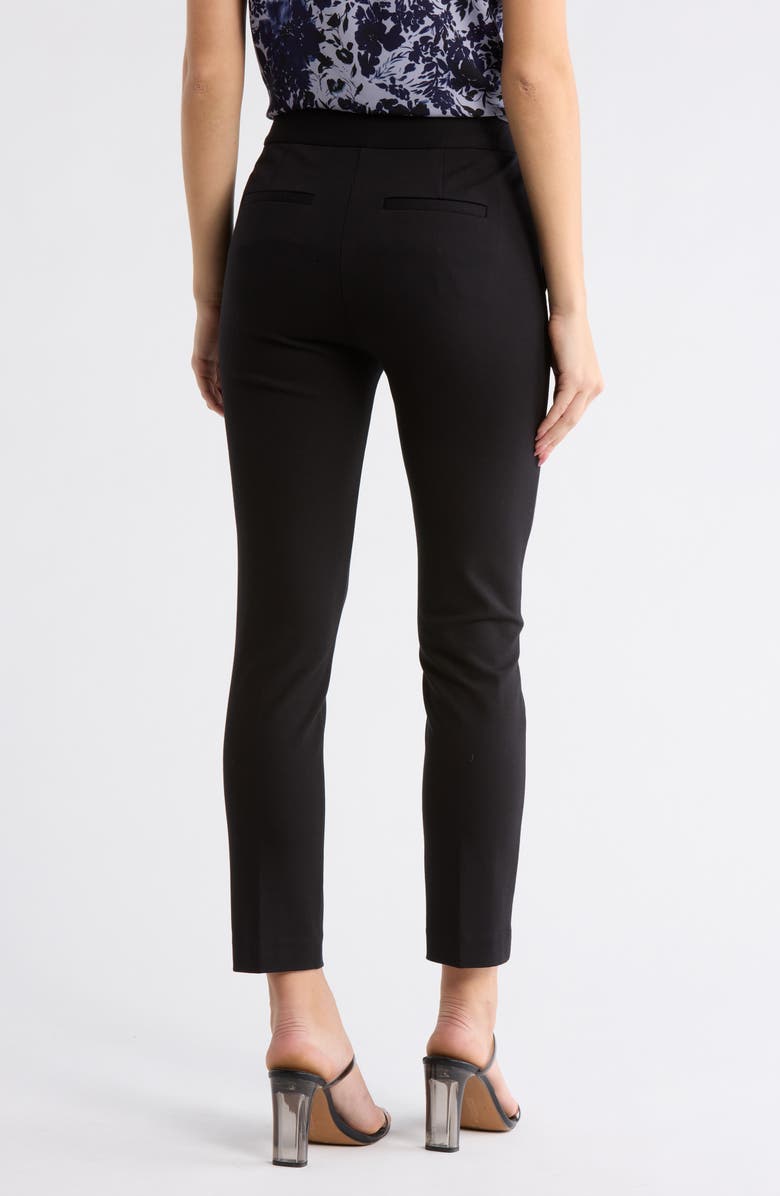 Derek Lam 10 Crosby Arlette Pintuck Ankle Pants, Alternate, color, Black