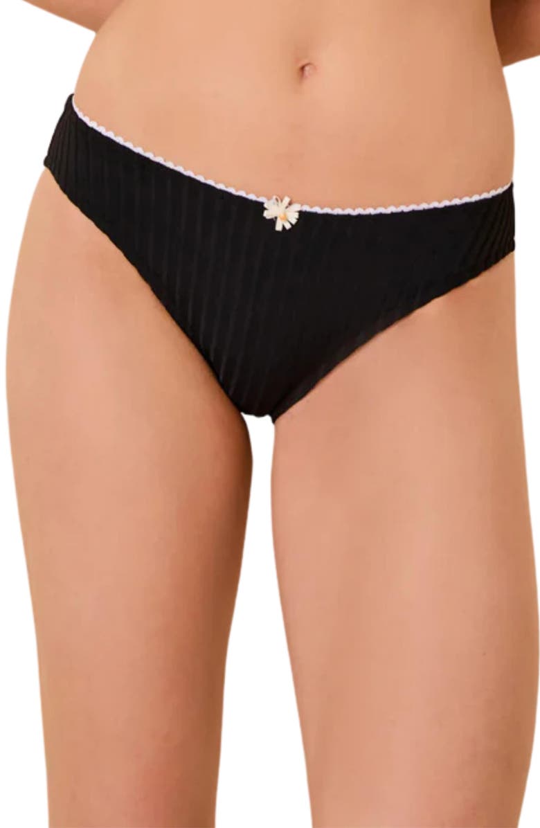 Solid & Striped The Daphne Bikini Bottoms, Main, color, Noir