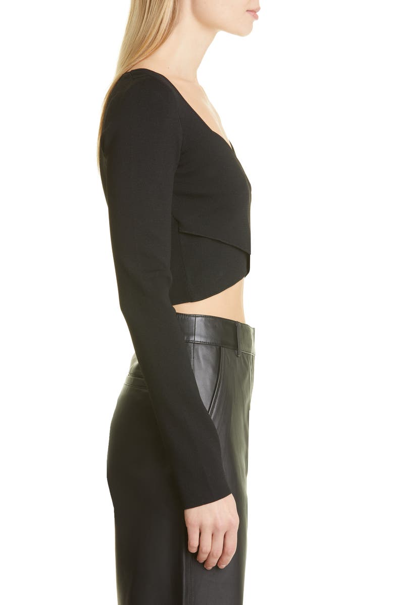 GAUGE81 Arges Cross Front Top, Alternate, color, Black