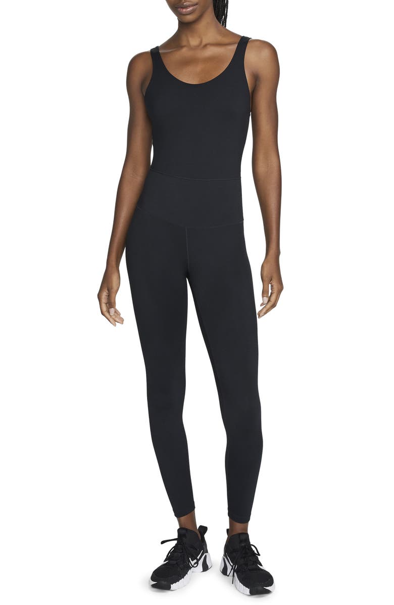 Nike One Dri-FIT Capsule Jumpsuit, Main, color, 