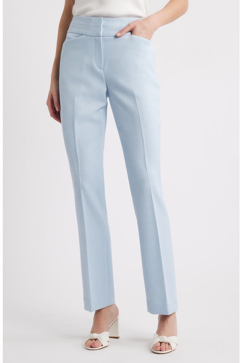 Flare Leg Pants, Main, color, ICE BLUE