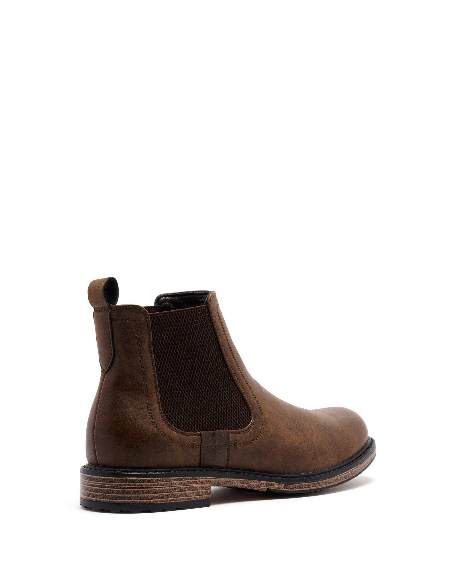 Wyatt Chelsea Shoe, Alternate, color, BROWN PU