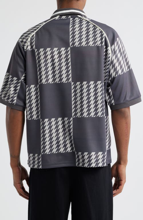 CRIMINAL DAMAGE CRIMINAL DAMAGE CHECKERBOARD OVERSIZE POLO