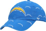'47 Women's '47 Powder Blue Los Angeles Chargers Confetti Clean Up Adjustable Hat
