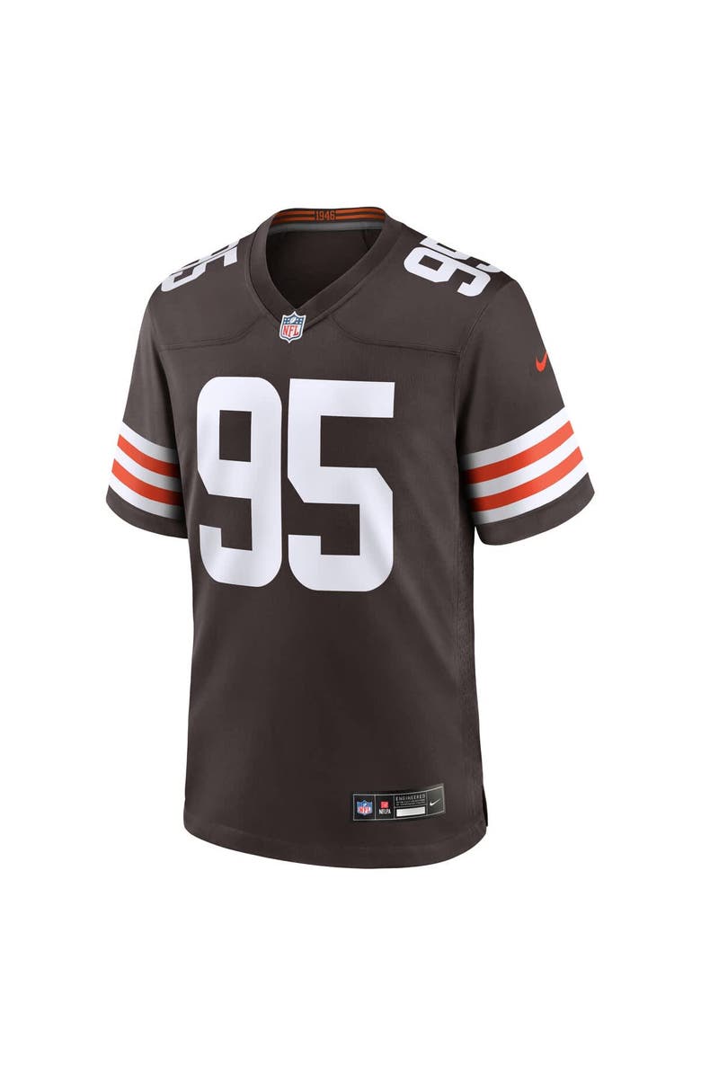 Nike Men's Nike Myles Garrett  Brown Cleveland Browns Team Game Jersey, Alternate, color, Brown