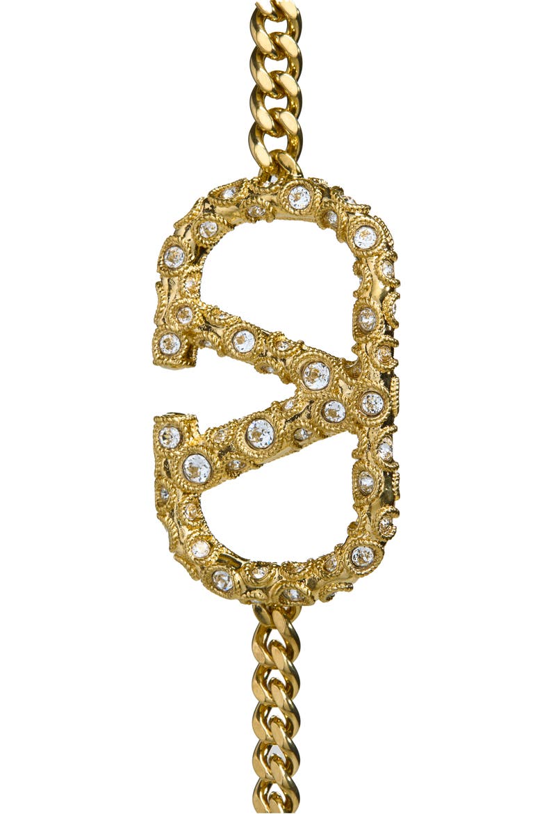 Signature VLOGO Chain Belt, Alternate, color, GOLD