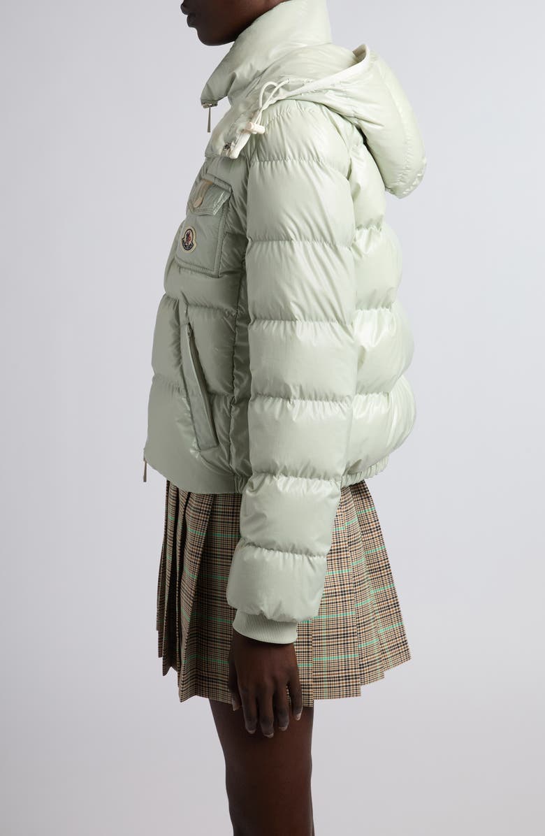 Moncler Andro Down Puffer Jacket, Alternate, color, Green