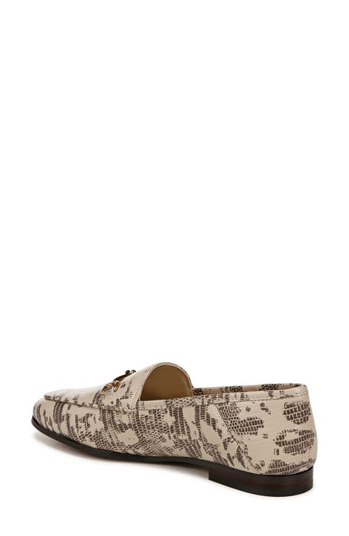 Sam Edelman Loraine Bit Loafer Roccia Grey Leather In Roccia