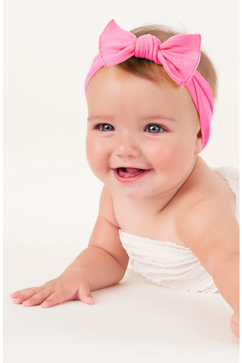 Knotted Bow Headband, Alternate, color, HP/HP