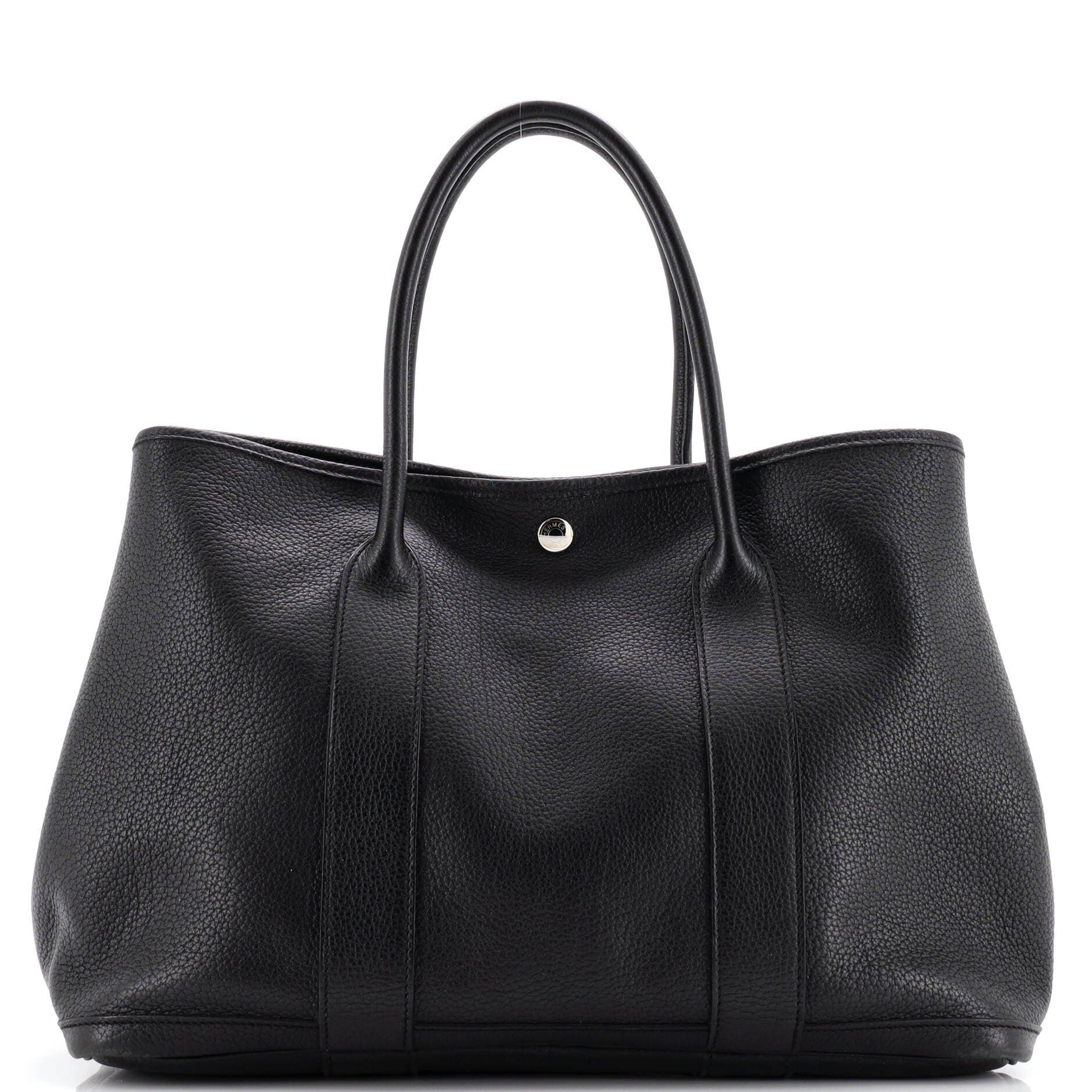 Pre-Owned Hermes Garden Party Tote Leather 36, Main, color, 