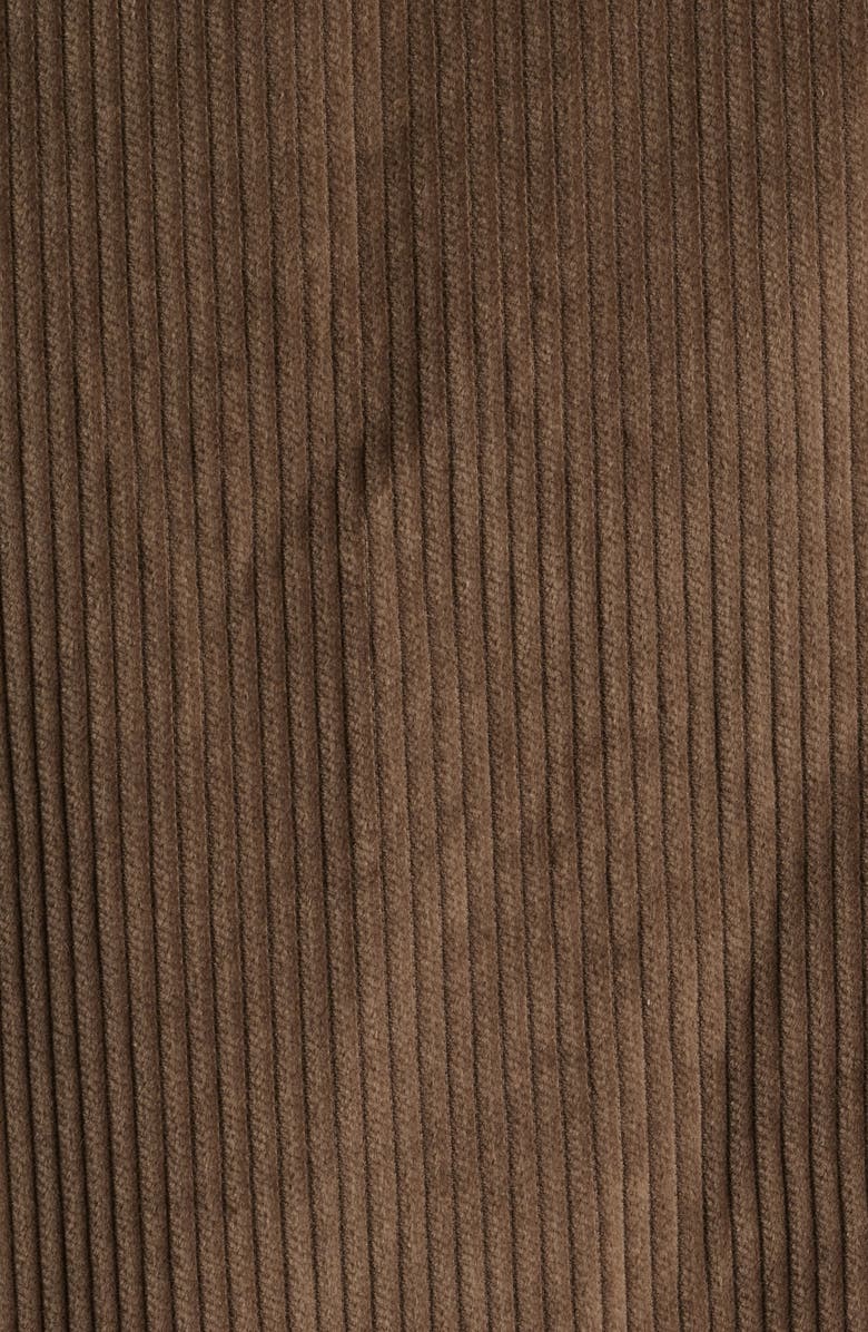 SANTO STUDIO Avola Cotton Corduroy Down Jacket, Alternate, color, Charcoal