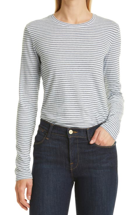 Essentials Pencil Stripe Crewneck T-Shirt